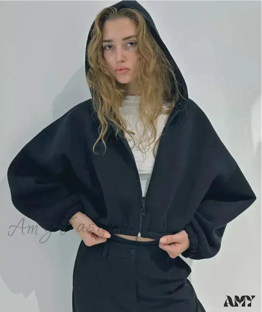 Autumn Y2K Retro Gothic Oversized Darkly Cozy Comfortable Hoodies