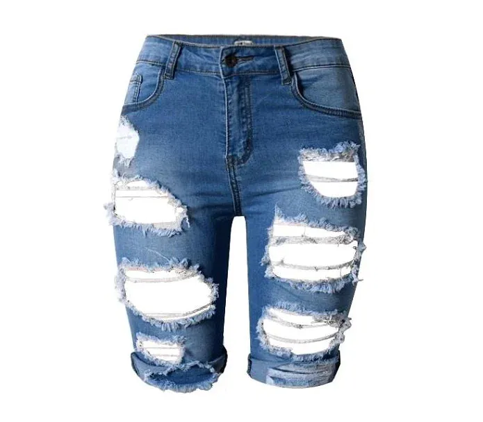 Bermuda Ripped Shorts