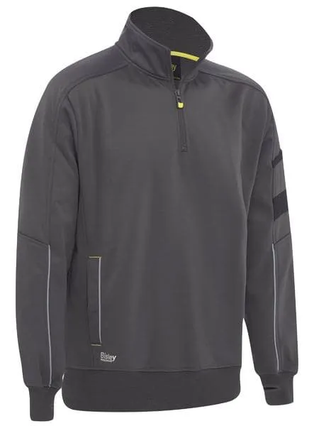 Bisley 1/4 Zip Work Fleece Pullover (BK6924)