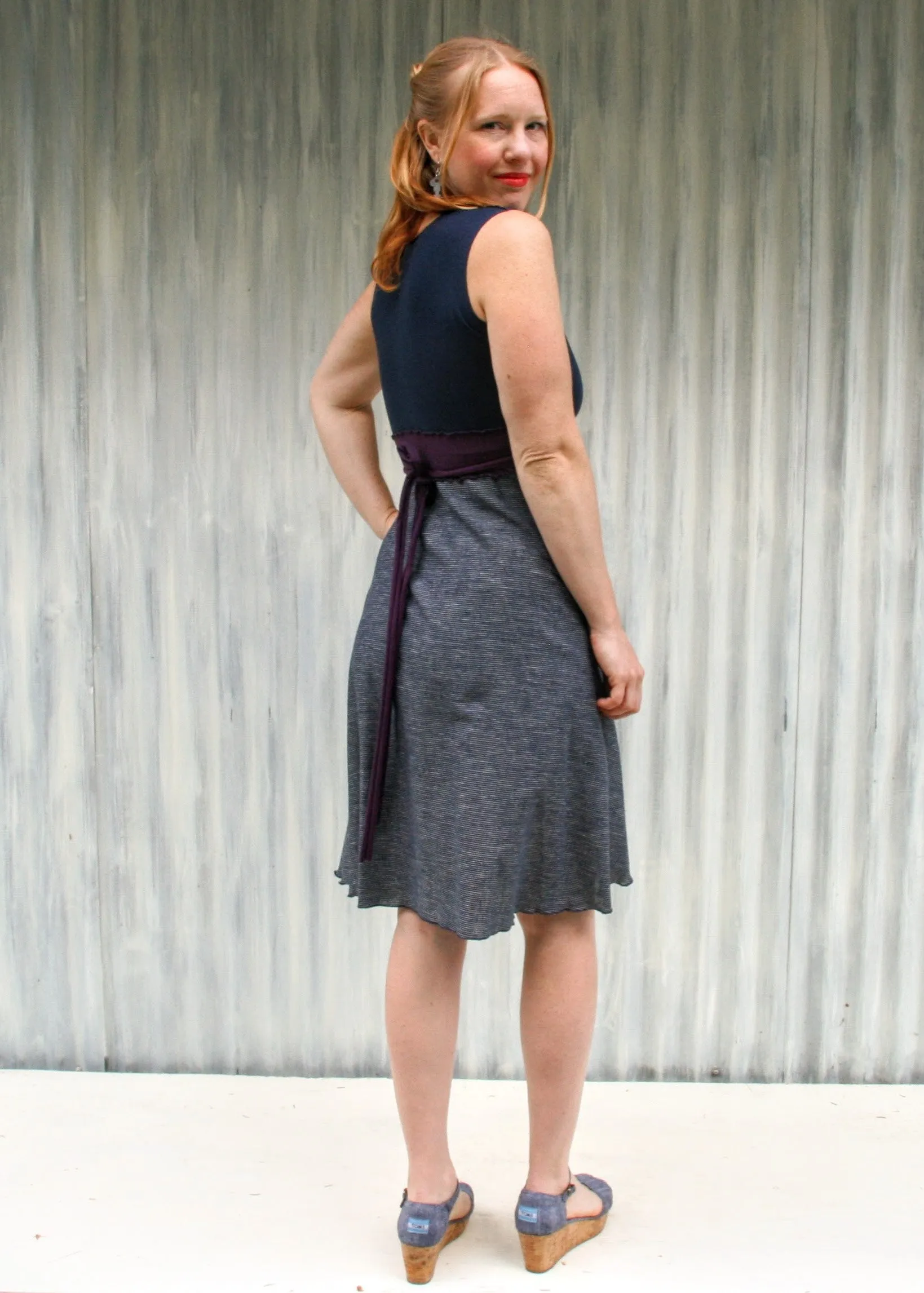 Blueberry Wrap Dress