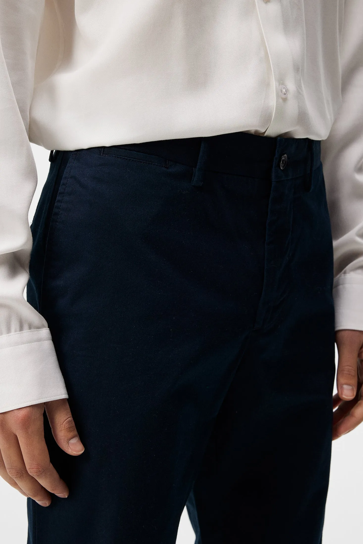 Chaze Cloud Satin Pants / JL Navy