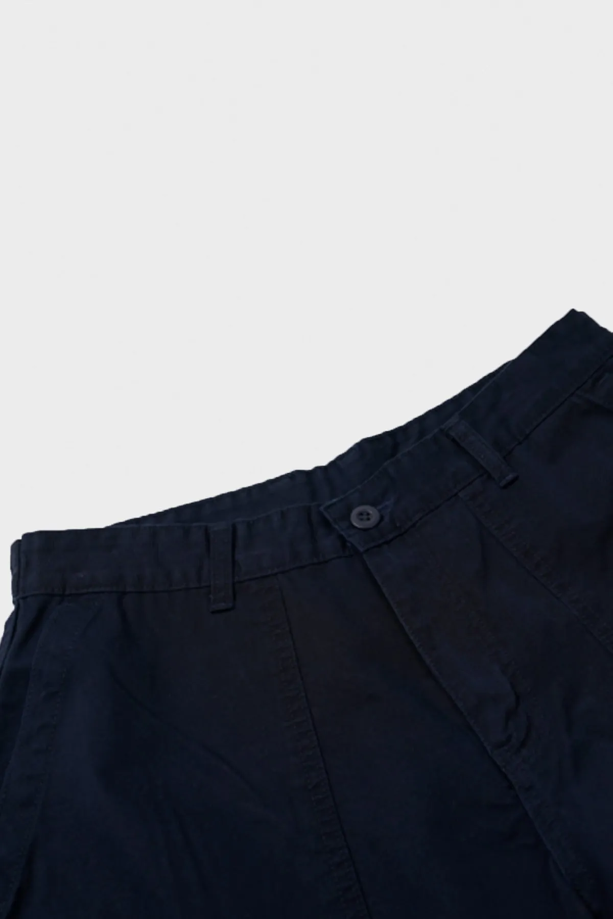 Chino Wide Fatigue Pants - Navy