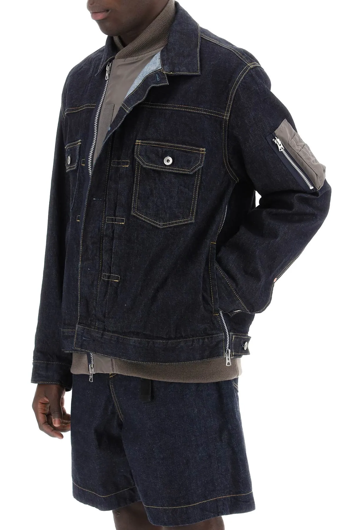 denim blouson