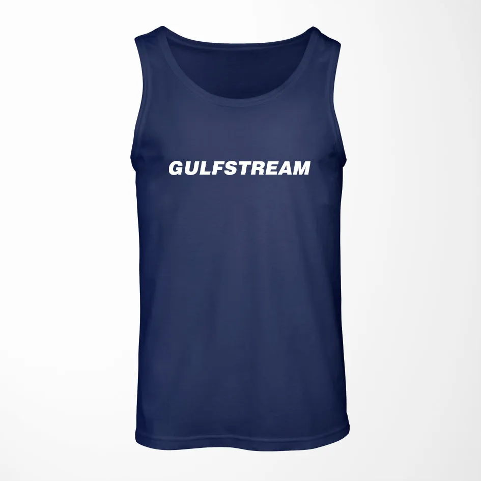 Gulfstream & Text Designed Tank Tops