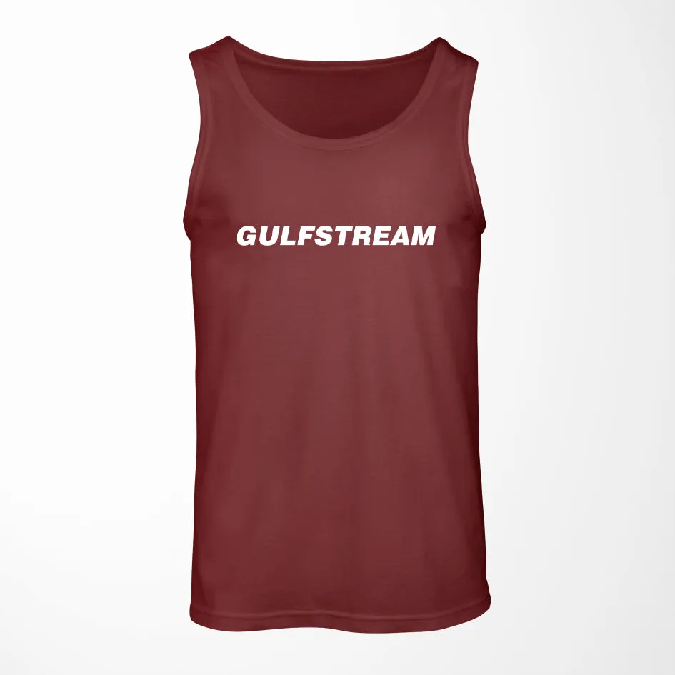 Gulfstream & Text Designed Tank Tops