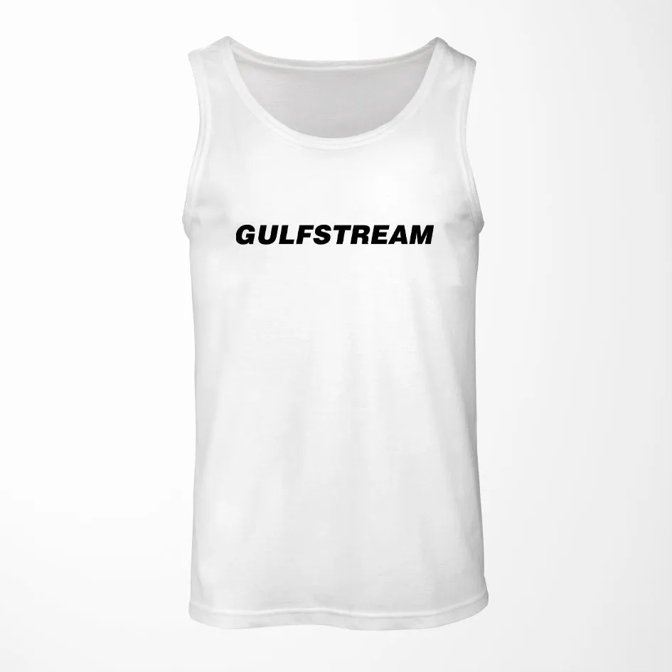 Gulfstream & Text Designed Tank Tops