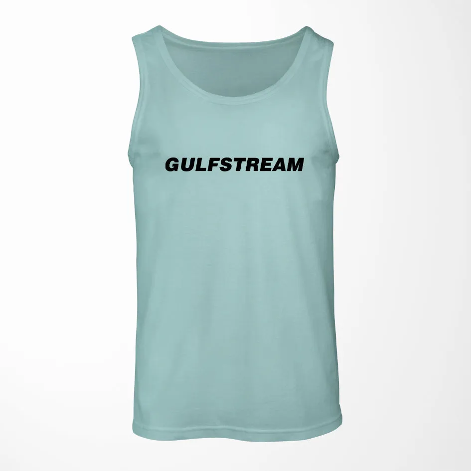 Gulfstream & Text Designed Tank Tops