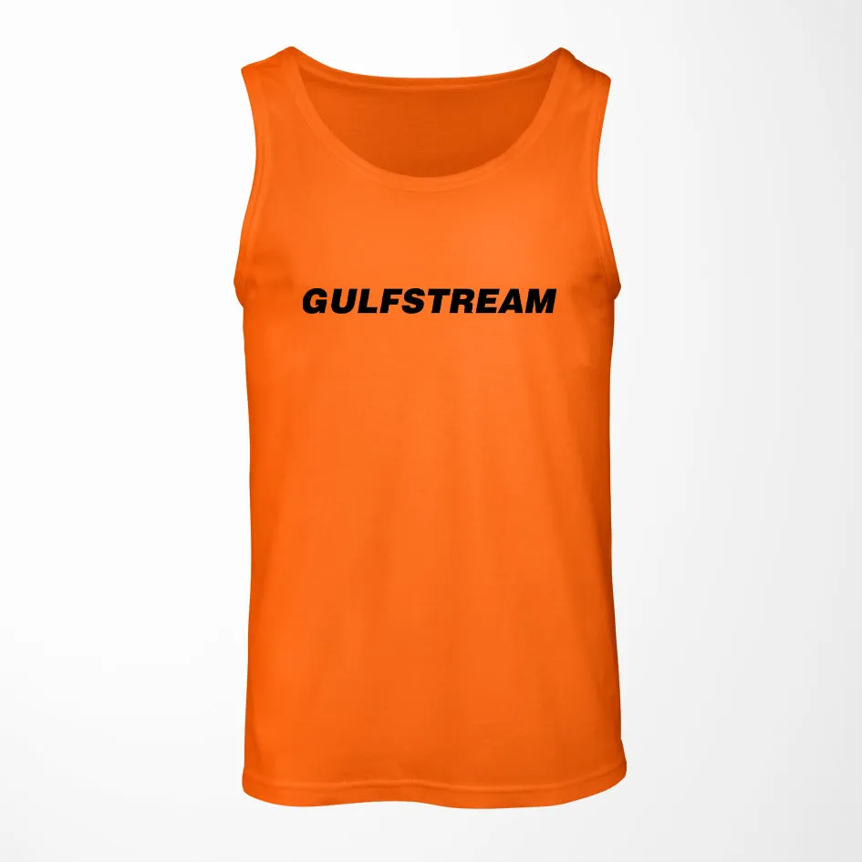 Gulfstream & Text Designed Tank Tops