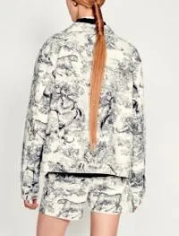 Jungle Printed Denim Jacket