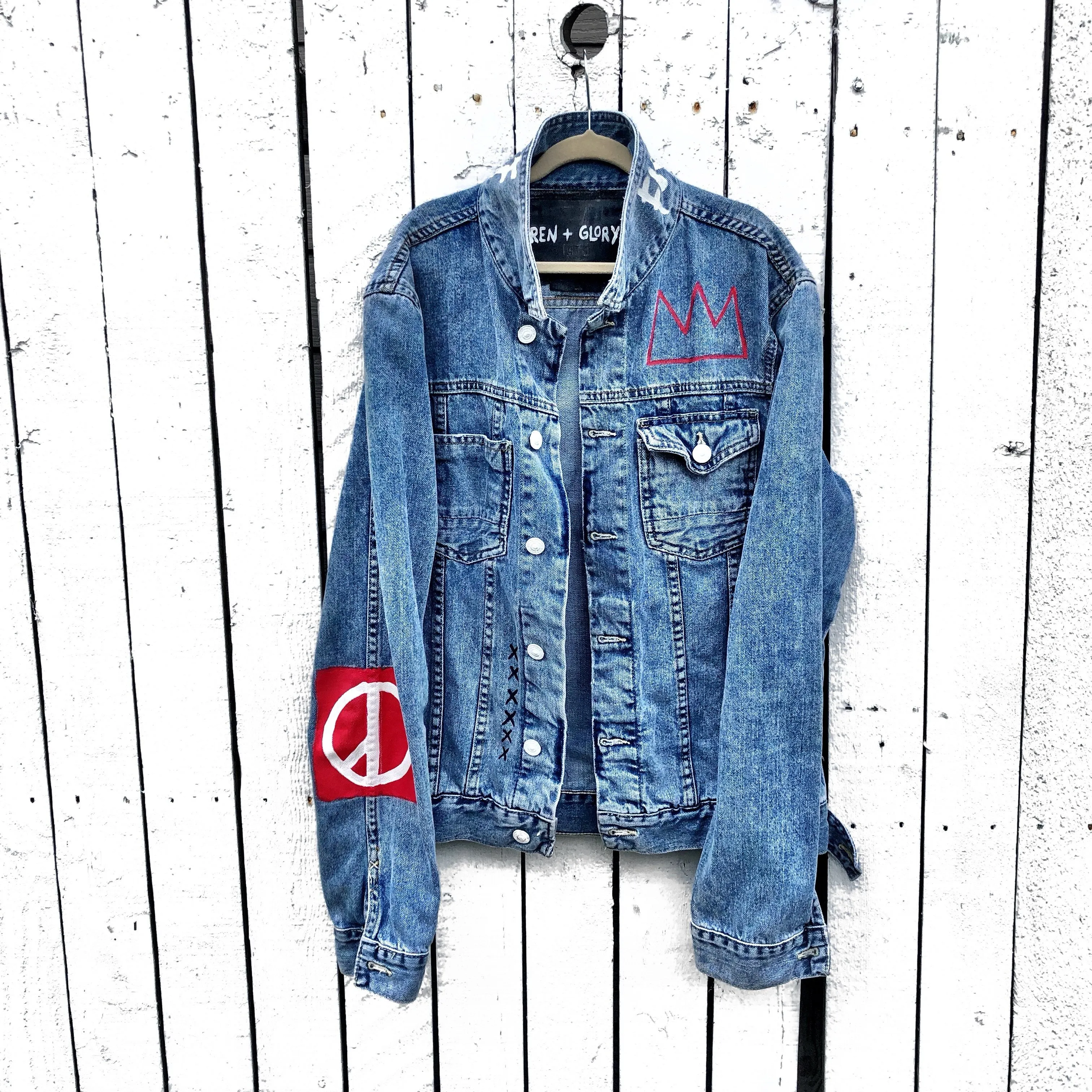 'KING HAPPY DAZE' DENIM JACKET - MEN