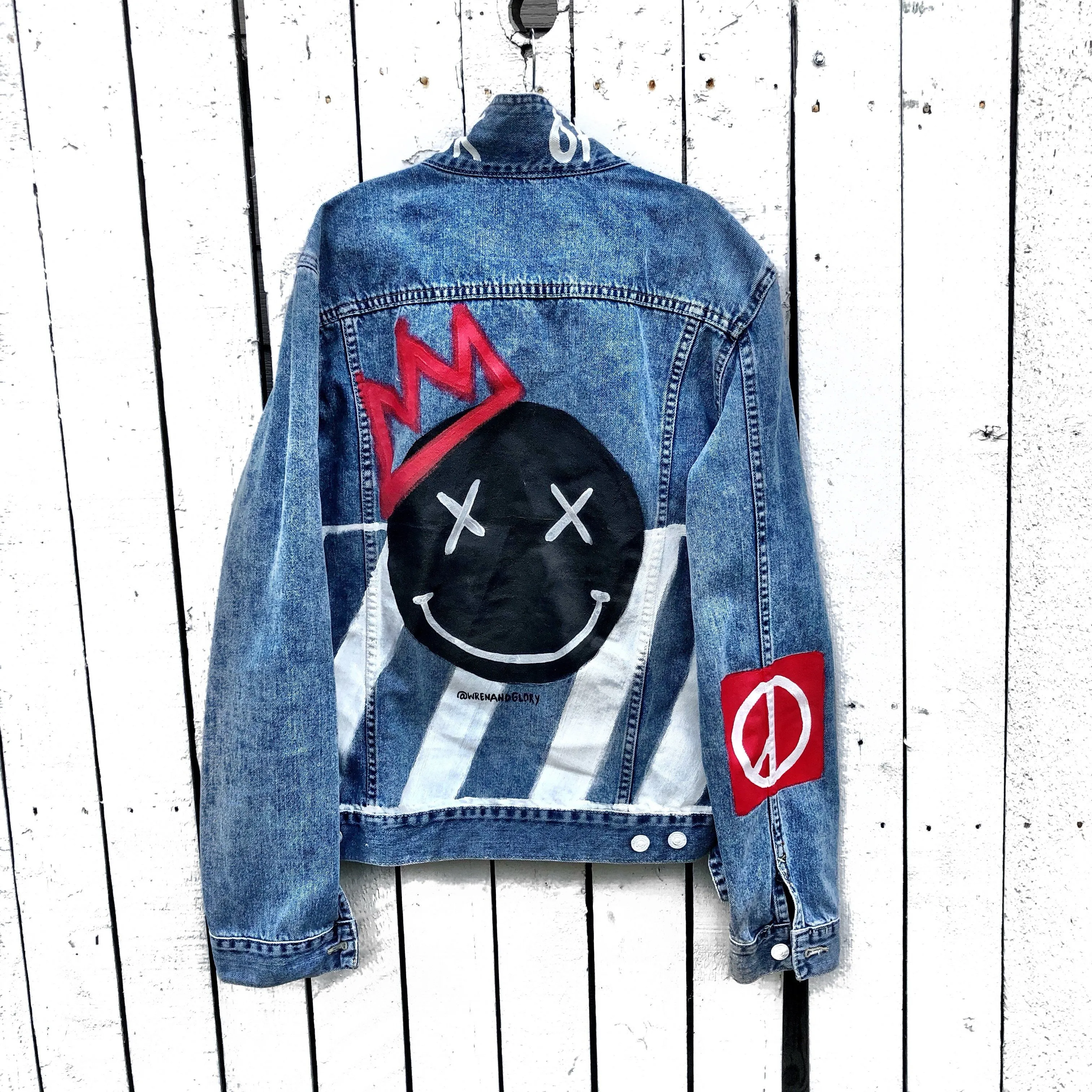 'KING HAPPY DAZE' DENIM JACKET - MEN