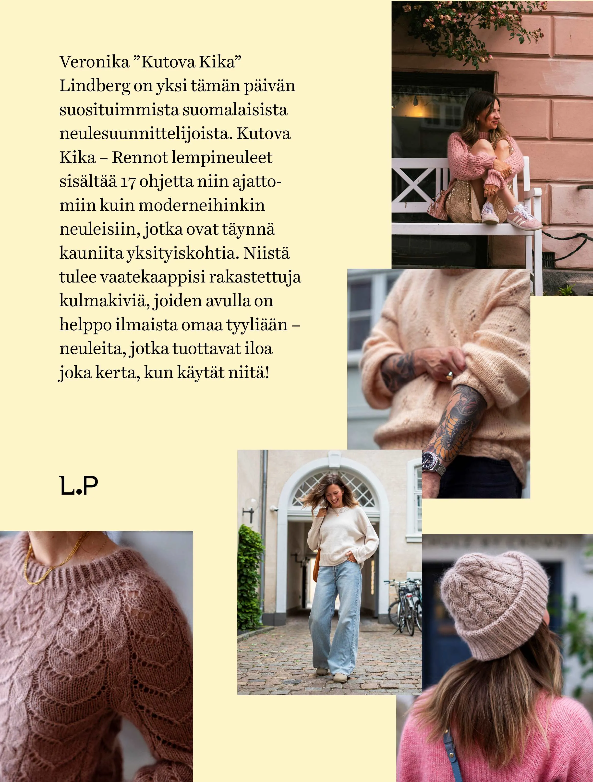 Laine Knits to Wear: Effortless Patterns by Kutova Kika English