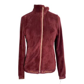 LeMieux 'Liberte' Fleece Zip-Up in Fig - Women's Medium