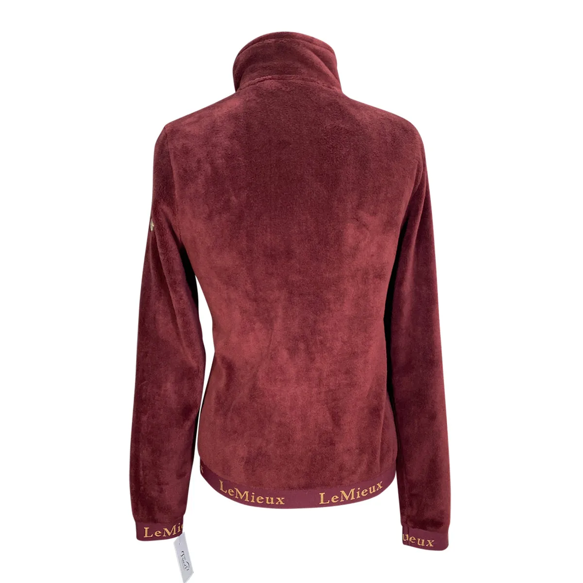 LeMieux 'Liberte' Fleece Zip-Up in Fig - Women's Medium