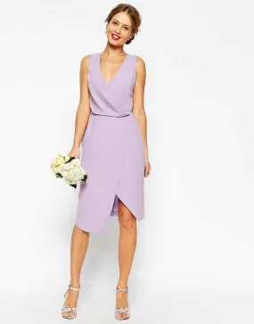 Lilac Wrap Dress