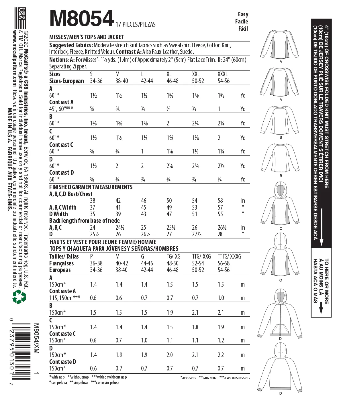 M8054 #CharlieMcCalls - Misses'/Men's Tops and Hoodies