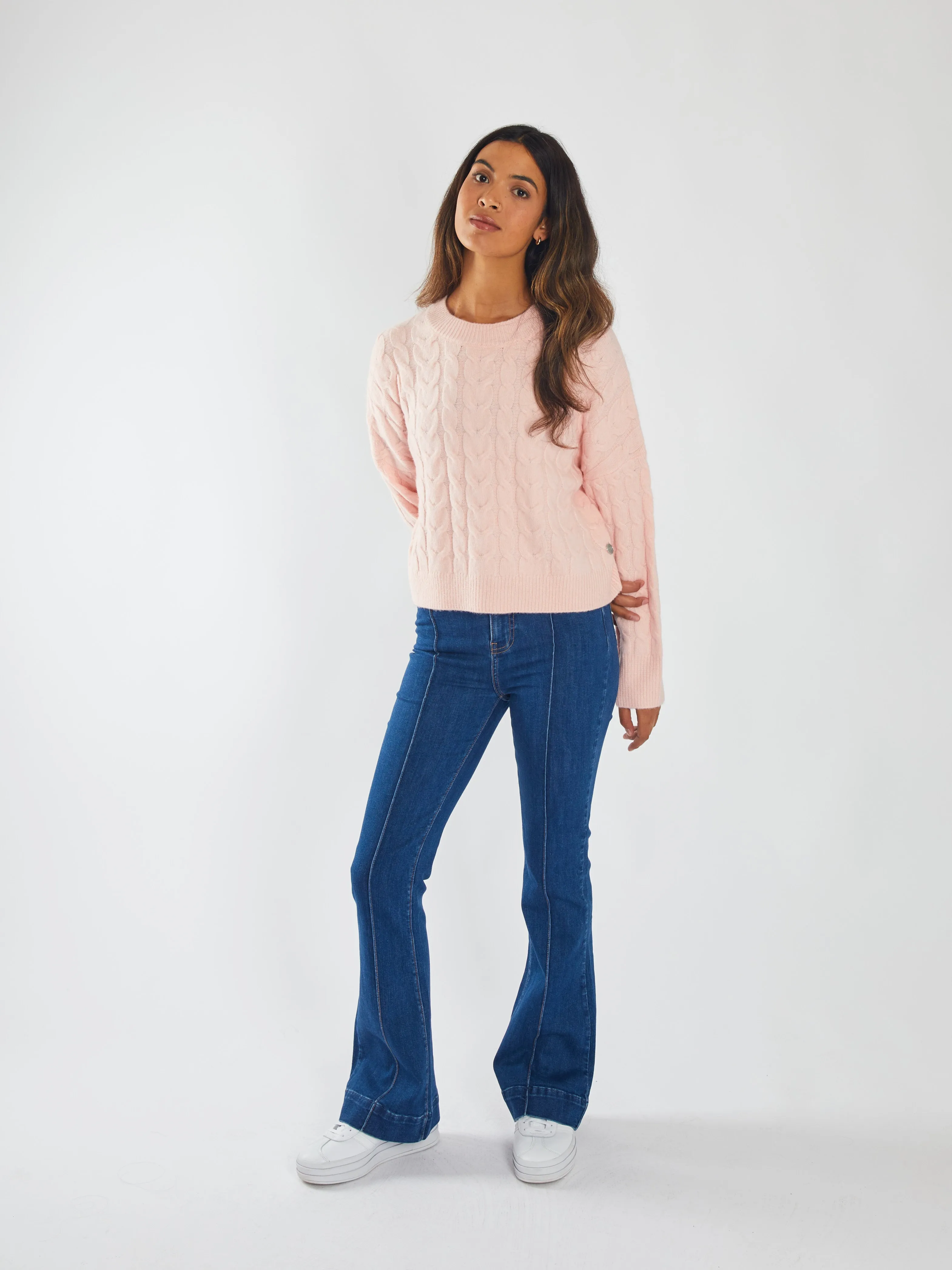 Madeline Knit Strawberry Cream