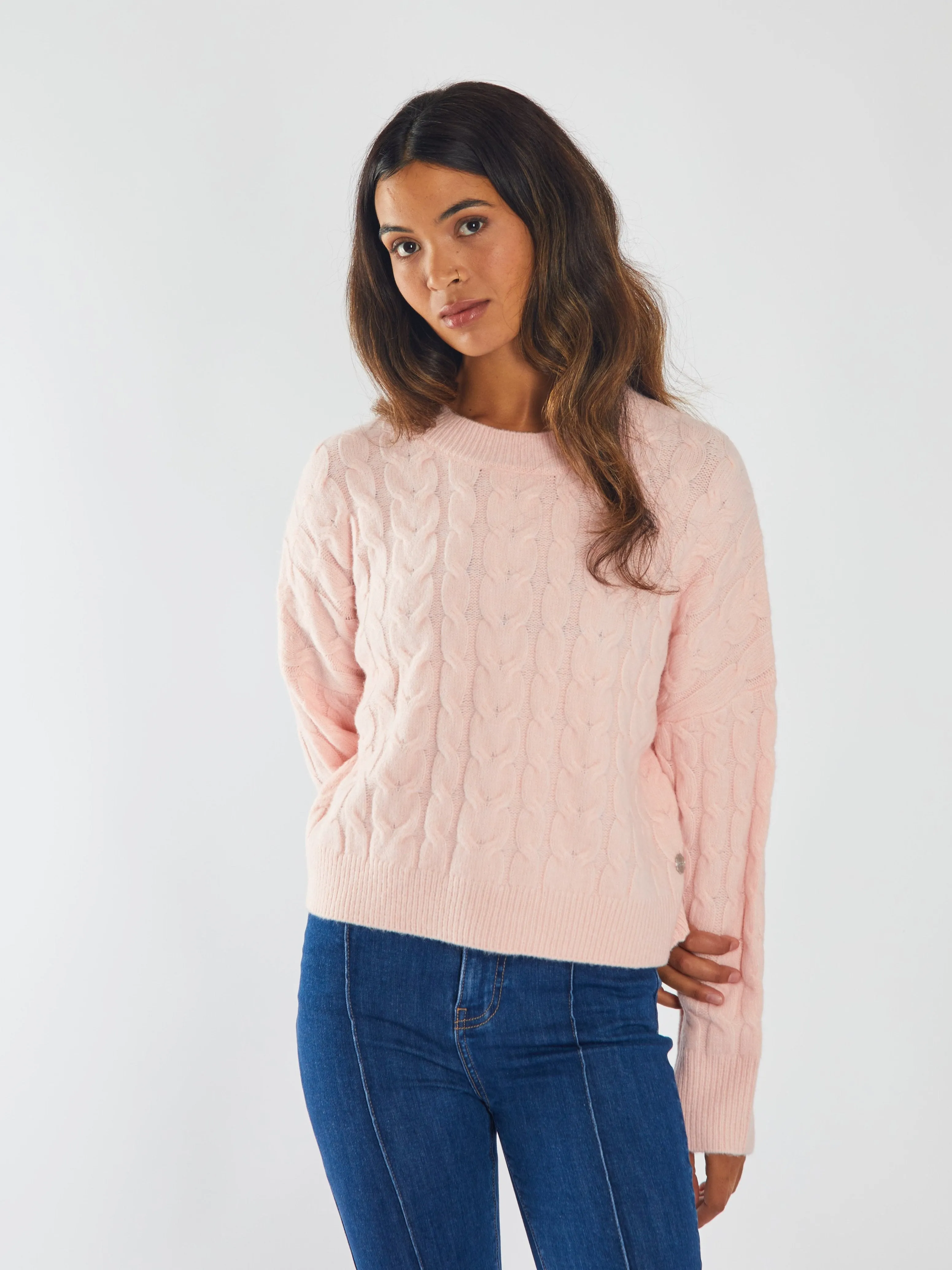 Madeline Knit Strawberry Cream