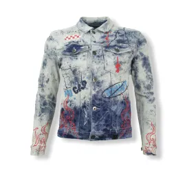 MAKOBI: Fire Denim Jacket M1052