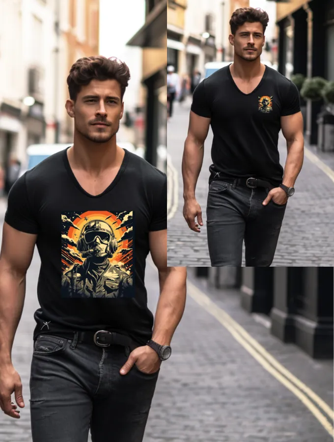 MAVERICK TEE - MILITAIRE SERIES - BLACK