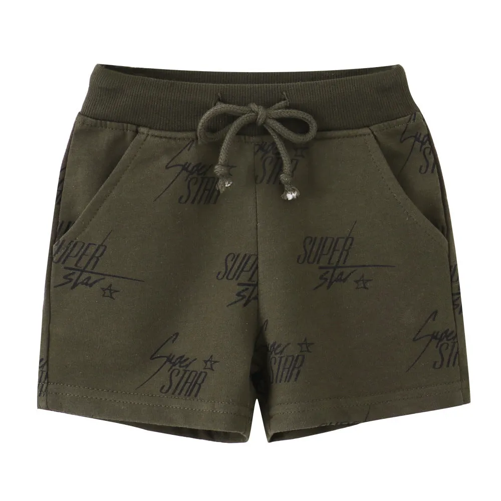 Olive Green Summer Shorts