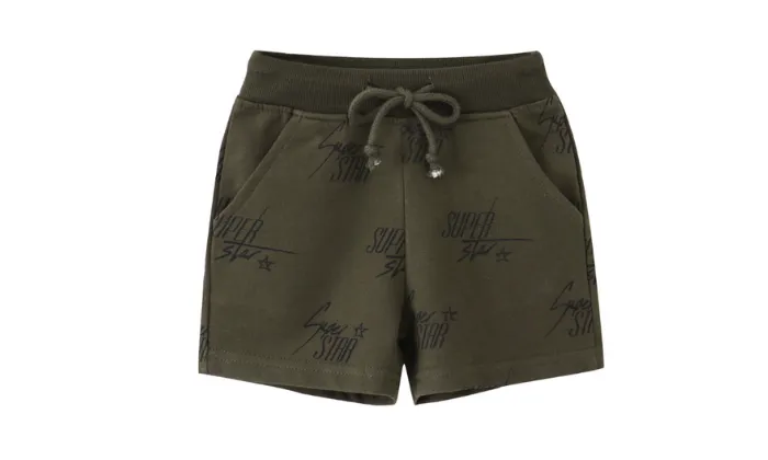 Olive Green Summer Shorts