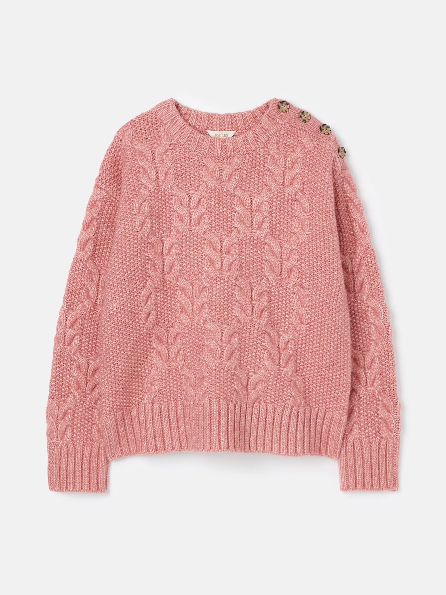 Pippa Cable Knit Jumper - Pink