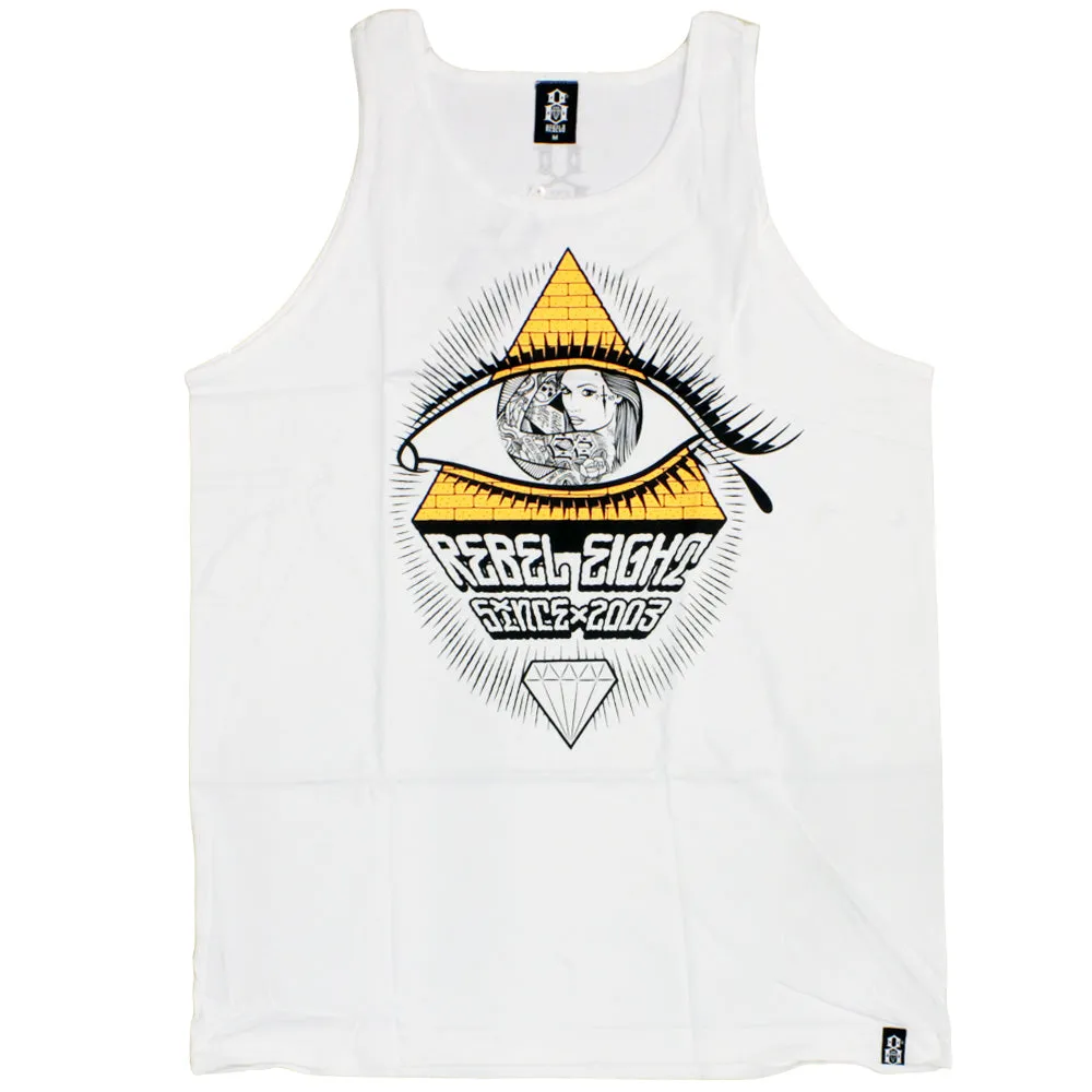 Rebel8 Mecca Tank Top White