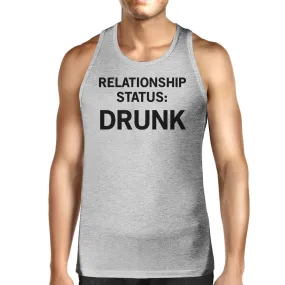 Relationship Status Men's Cotton Tanks Unique Design Graphic Tanks