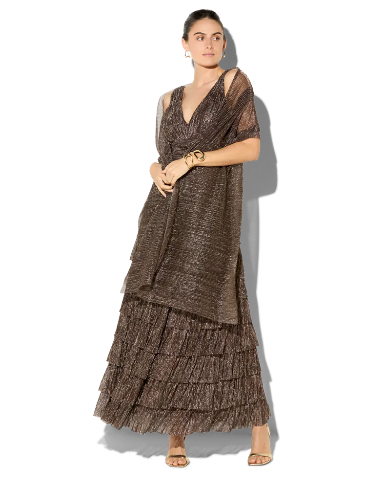 Rhoni Mocha Metallic Wrap