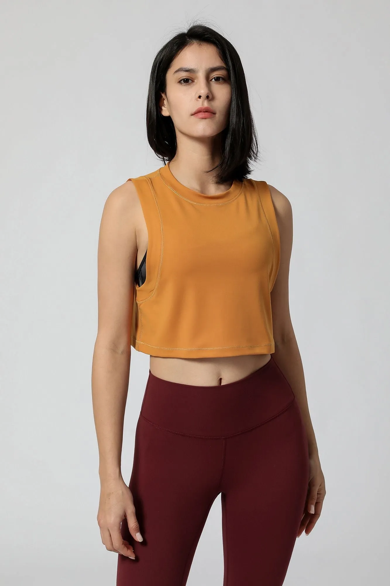 Sleeveless Cropped Tank Tops