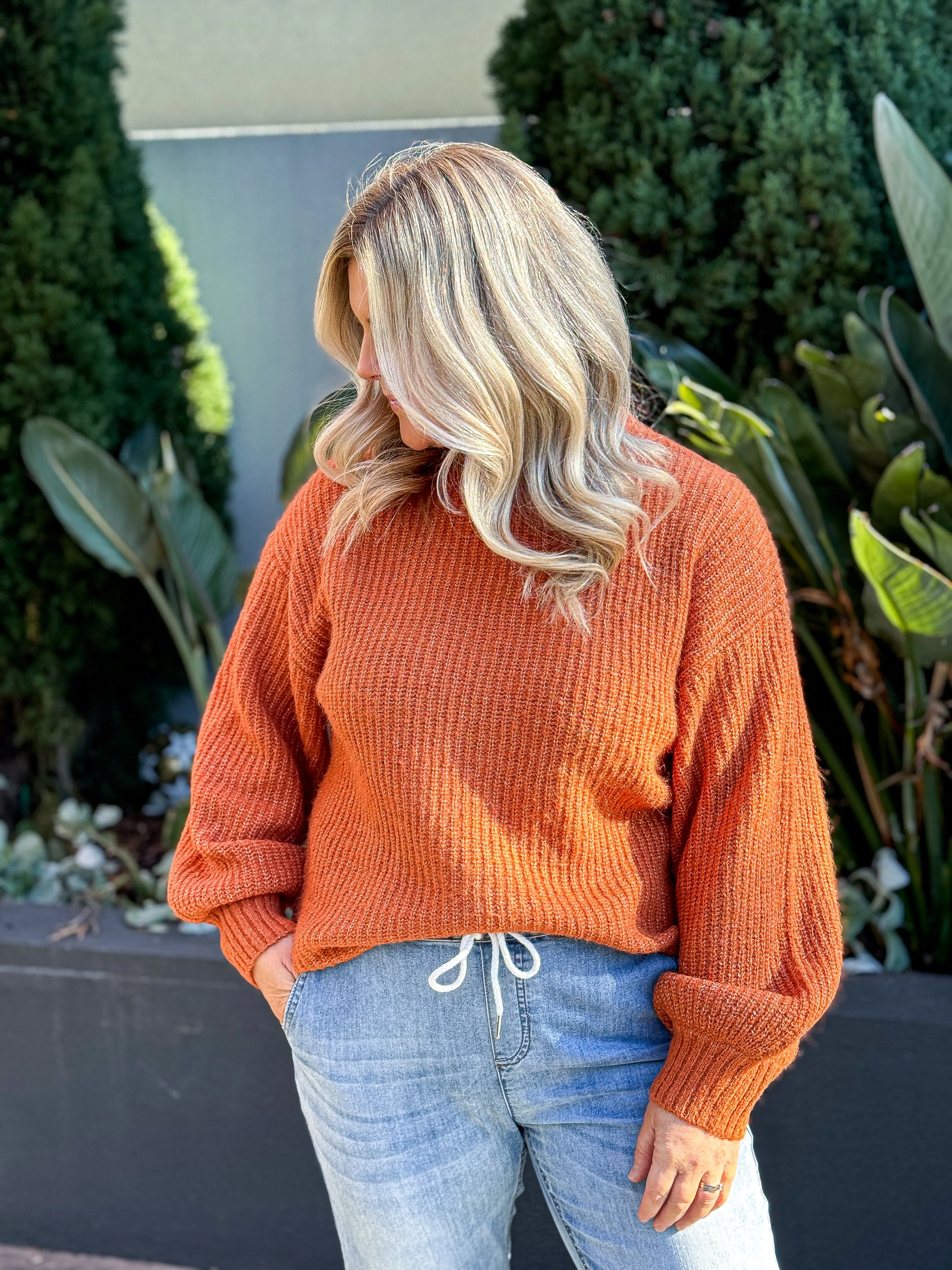 Tessa Knit - Orange