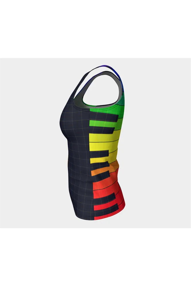 The Color of Music Fitted Tank Top