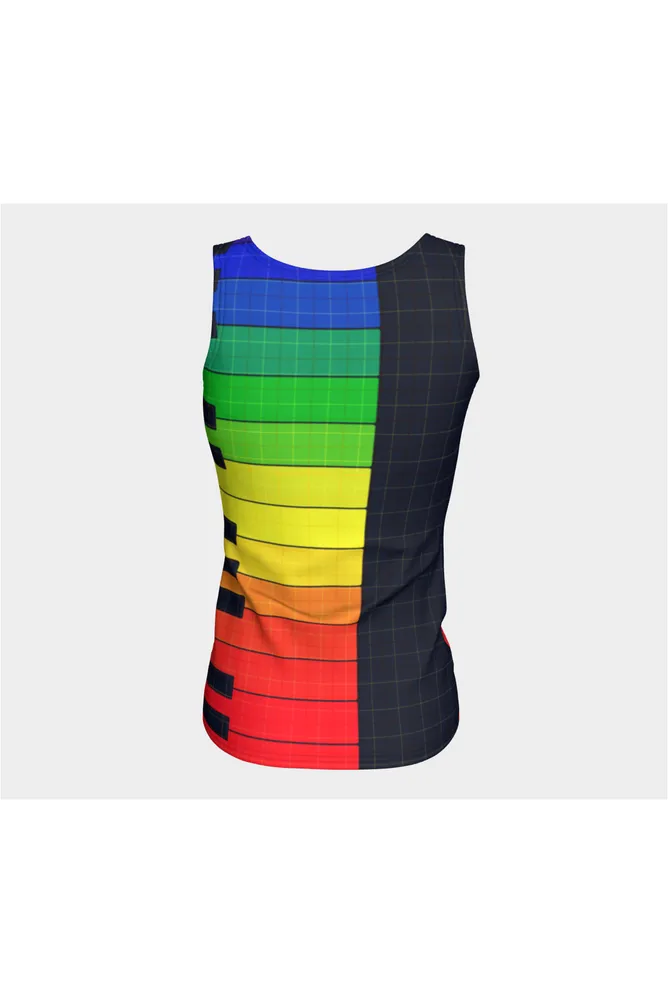 The Color of Music Fitted Tank Top