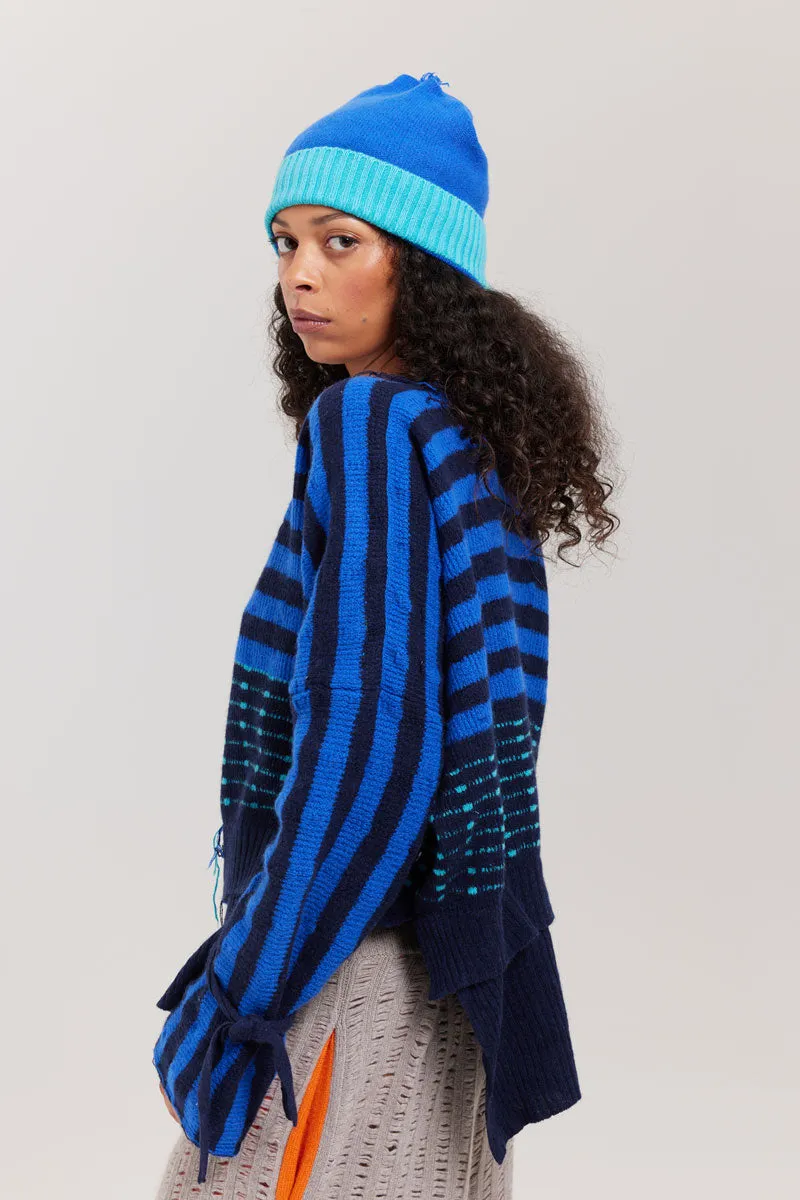 Tilney Beanie in Blue by Valentina Karellas