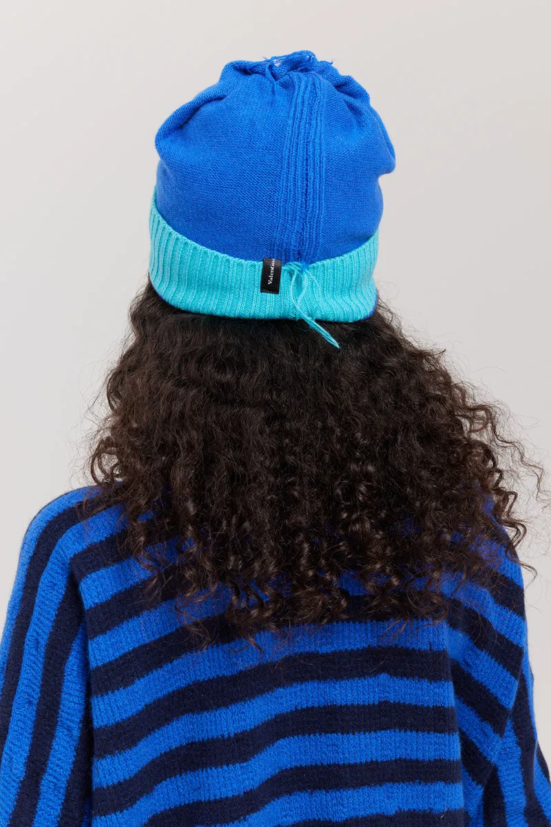 Tilney Beanie in Blue by Valentina Karellas