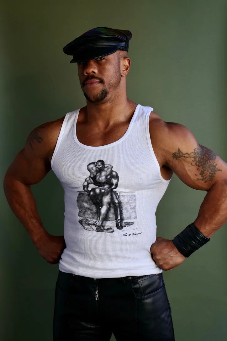 Tom of Finland PASSION Ribbed Tank White