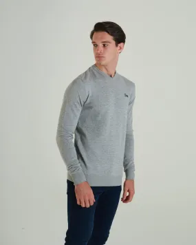 Tom V Neck Grey