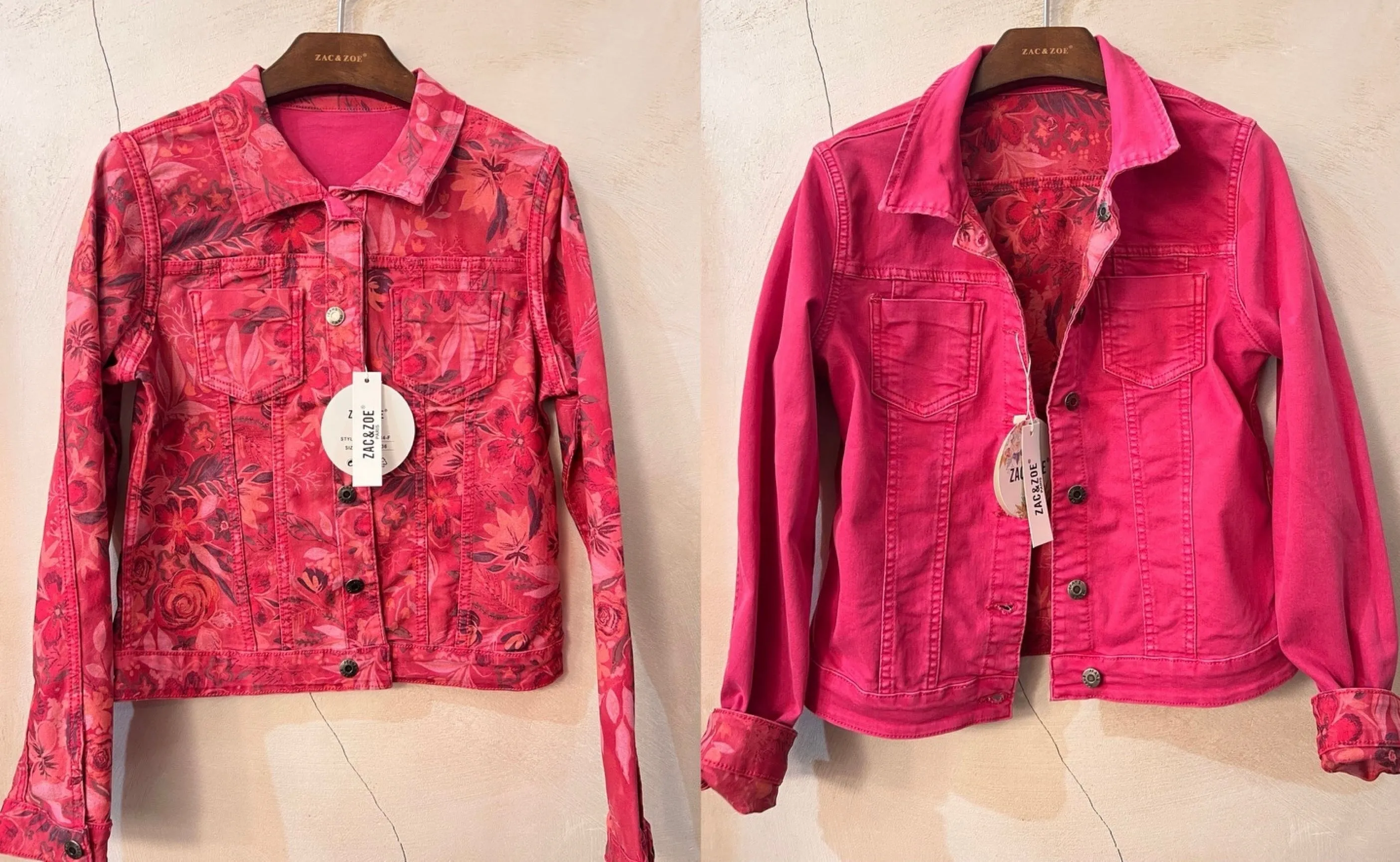 Zac & Zoe Reversible Jacket Laila Fuchsia